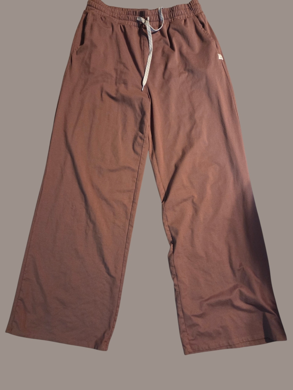 Women's Dusty Rose Pink Vuori Drawstring Wide-Leg (Sweat)Pants